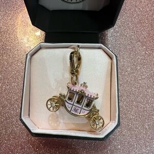 Juicy Couture Princess Carriage Charm; Rare and Discontinued